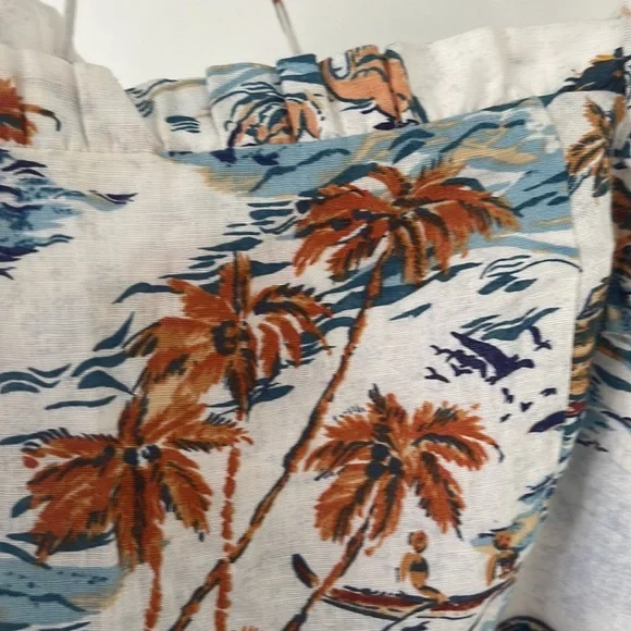 Free People Beach Party Flamingo Midi Linen Blend Dress - Picture 7 of 16